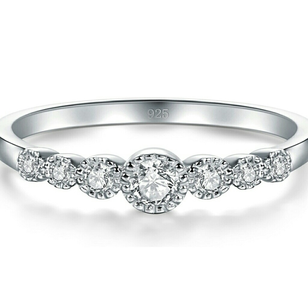 Women solid sterling silver ring